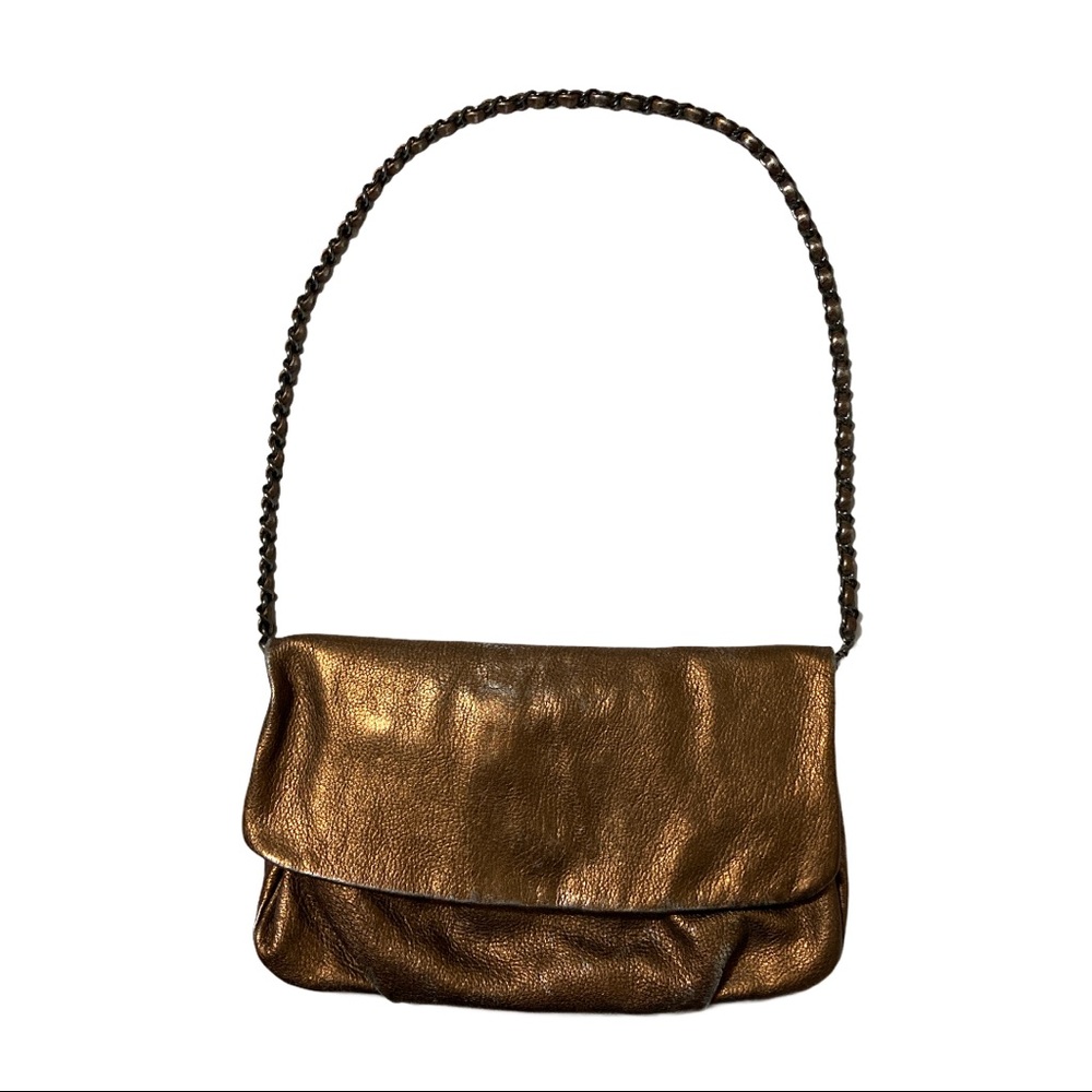 NWT ELIE TAHARI Emory Leather Handbag Clutch